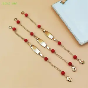 Children’s Red Agate Curved Bead Bracelet, Simple & Elegant Fashion Jewelry, Versatile Unisex Wrist Accessory for Daily Wear, Casual Outfits, Party & Gift