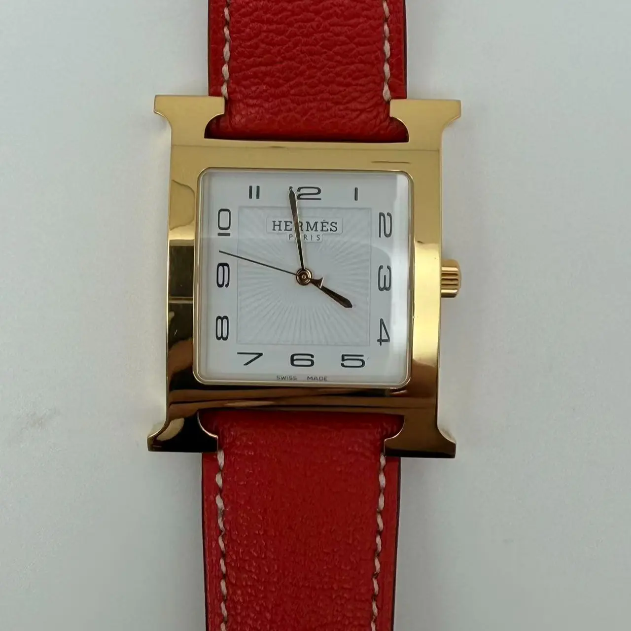 Hermès Heure H Watch 30.5×30.5mm Reference W036845WW00/4372