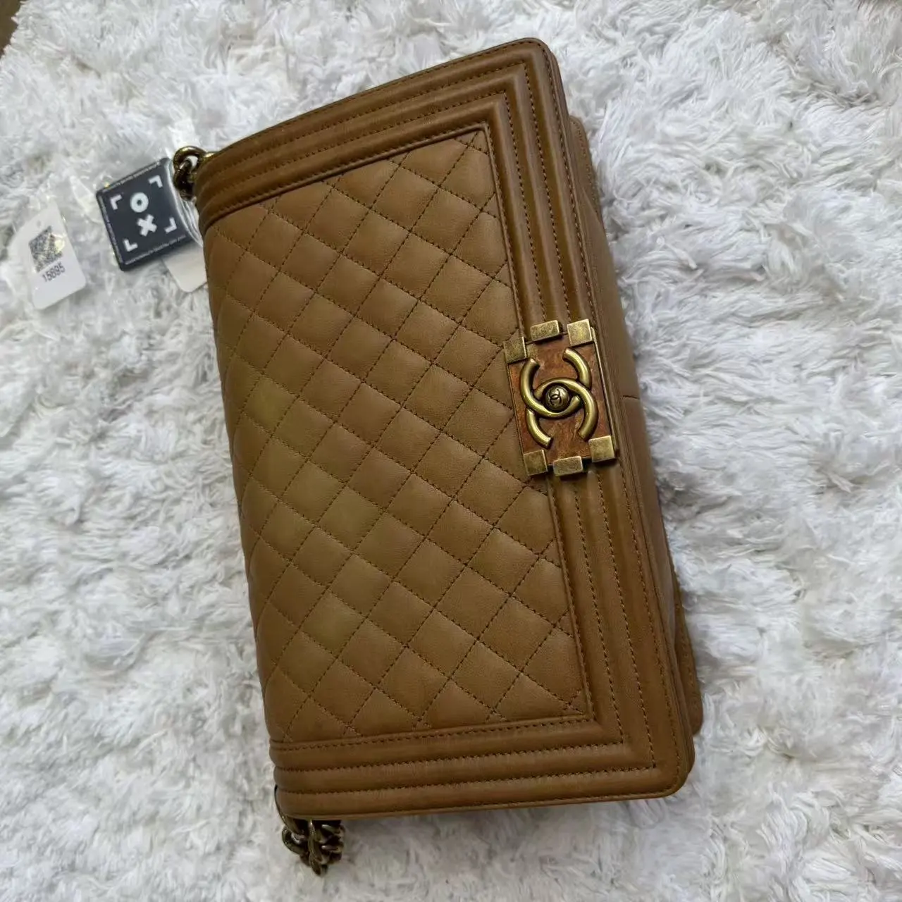 Pre-owned CHANEL Lamb Crossbody Bags Boy's Flap Crossbody Bag