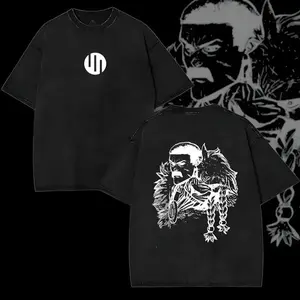 Thragg Invincible Universe Warrior Double Printed Tee, Vintage Washed Heavyweight Cotton, Unisex T-Shirt Hoodie & Sweatshirt, Trending TV Show Comic Graphic Top