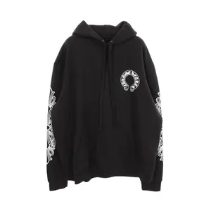 Pre-owned Chrome Hearts Cotton Small Leather Goods Horseshoe Hoodie