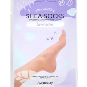 Ultra Soothing Shea Socks “ Lavender “ 1 pair of socks Foot Mask