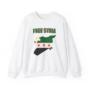 Syria Sweatshirt, Free Syria hoodie, Sryia flag crewneck, Stand with Palestine Shirt, Syria Sweater, Gaza t shirt, Syria shirt,