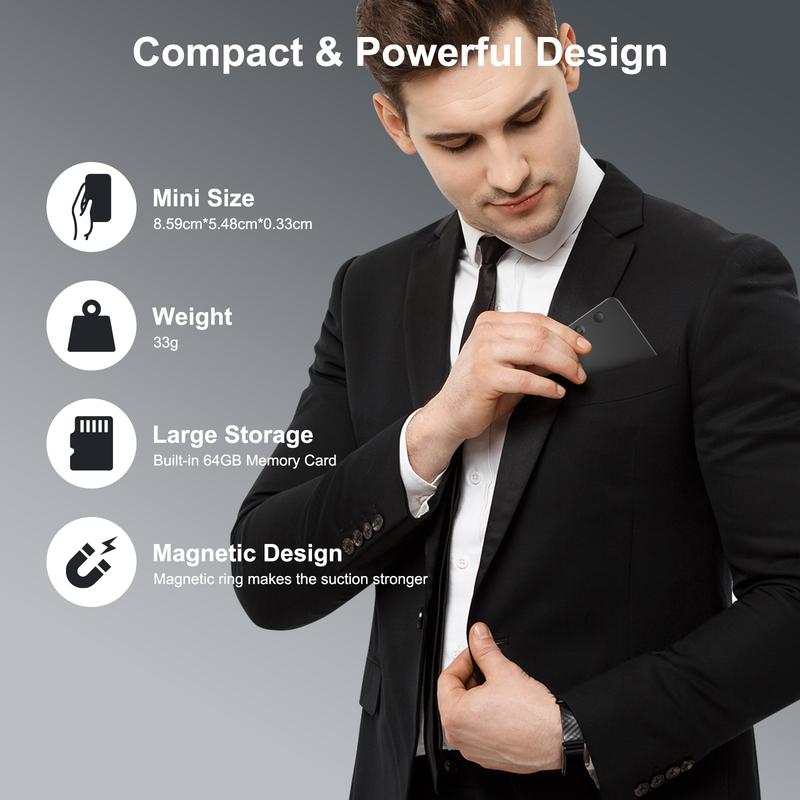 AI Voice Recorder,64GB Note Voice Recorder with Transcribe,Mind Mapping & AI Summary,Digital Voice Recorder with App,Audio Recorder for Lectures,Phone Calls,Meetings,Interviews Etc