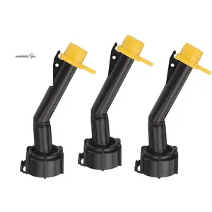 3 Pcs Fuel Gas Can Jug Spouts Nozzles & Rings & Caps for Blitz 900302 900092 900094 Old Style Easy to Install and Use for Fuel, Diesel, Kerosene, Gas, Water and 1-5 Gal Can