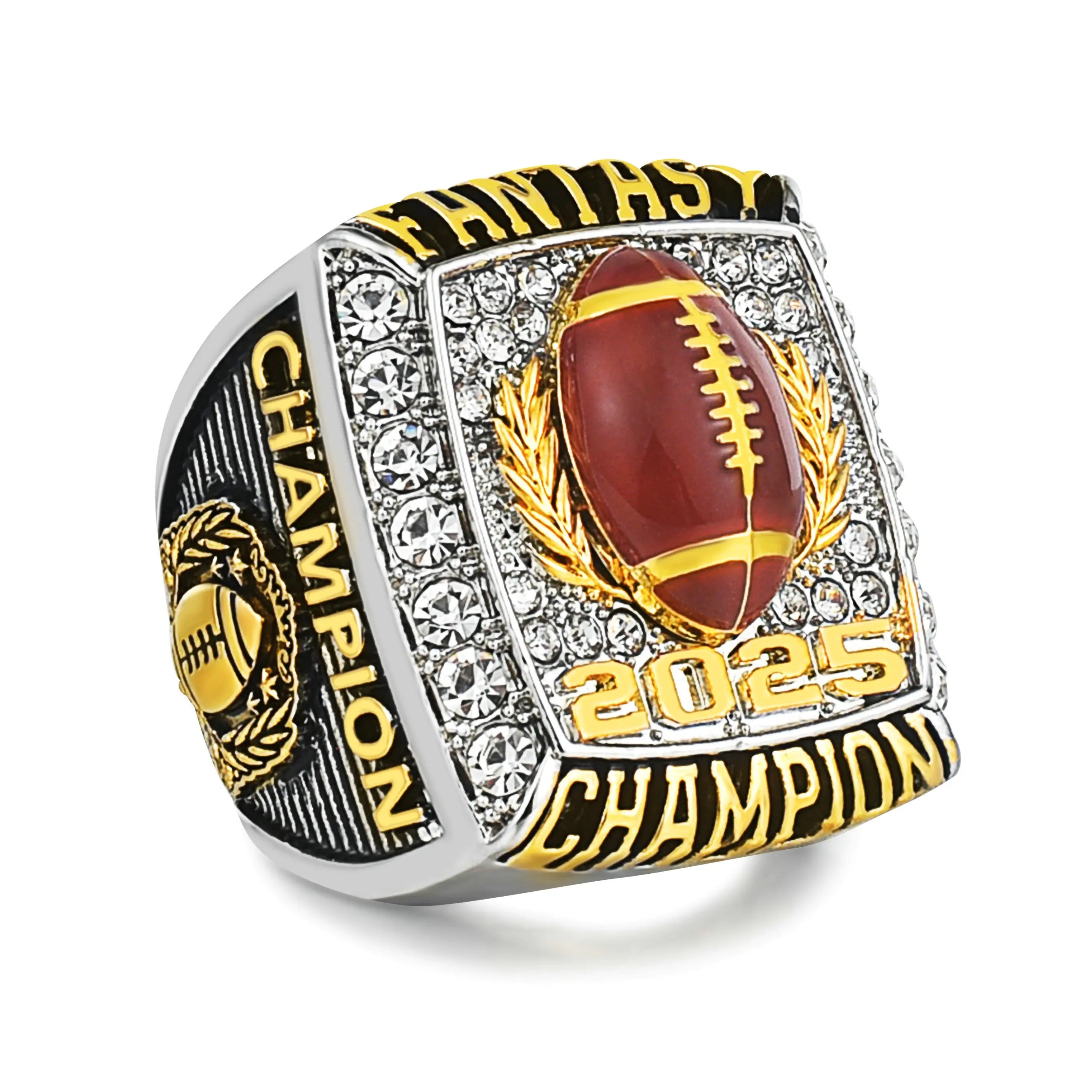 Luxury Fantasy Football Champion Ring 2025 – Collectible & Gift