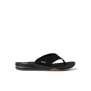 Fanning Black Silver | Water-Friendly Men's Flip Flops | REEF Sandals