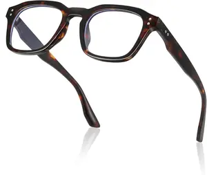 Kimorn Unisex Square Blue Light Blocking Lens Glasses, Full Rim Plastic Lightweight Fashion Eyewear Frames summervibes