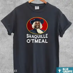 Shaquille O'tmeal Shirt, Funny T- Shirt, Retro Unisex T Shirt, Funny T Shirt, Meme T Shirt, Casual Basic Tops For Lady, Gifts For Her, Women's Tops, Womenswear, Cotton Fabric Relaxed Fit Chic Style.