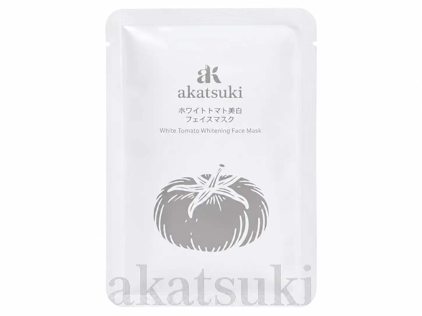 AKATSUKI White Tomato Brightening Facial Mask With NMN Niacinamide, Anti Oxidation Hydrating Even Skin Tone Anti-Aging Sheet Mask Made in Japan