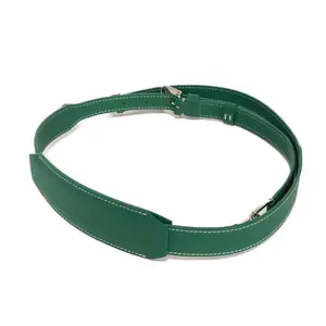 Pre-owned Goyard Calfskin Small Leather Goods Bandouliere 120 MM Calf Helhide Shoulder Canvas Strap HG