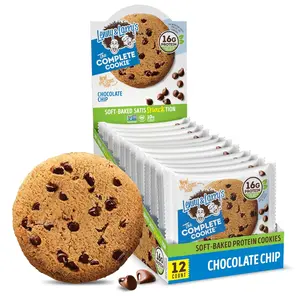 The Complete Cookie, Chocolate Chip, Soft Baked, 16g Plant Protein, Vegan, Non-GMO, 4 Ounce Cookie (Pack of 12)