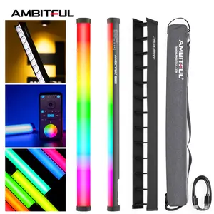 AmbitfulA2 Pro Fill Light Wand, Handheld LED Fill Light, RGB Internet Celebrity Live Streaming & Photography Atmosphere Light, Portable Outdoor Light Painting Wand, Light & Shadow Costume Changing Lamp, Camping Light, Ice Light Sold: 23 Invoice Available