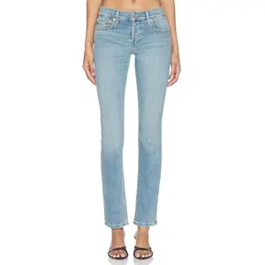 RE/DONE The Slim Cig Jean in Cambria Blue