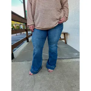 Judy Blue Tate Tummy Control Flare Jeans