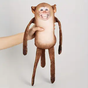 Mischievous Monkey Plush Toy |   Fun Fridge Hanging Decor, Perfect Office Prank Gift & Cute Accessory for Monkey Lovers