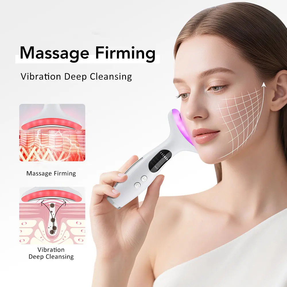 7 Color Neck Beauty Device, Facial Lifting Massager, Heated Vibration Face  Beauty Tool, 7 Modes, 3 Intensity Levels, Reduce Double Chin Skin Care -  TikTok Shop