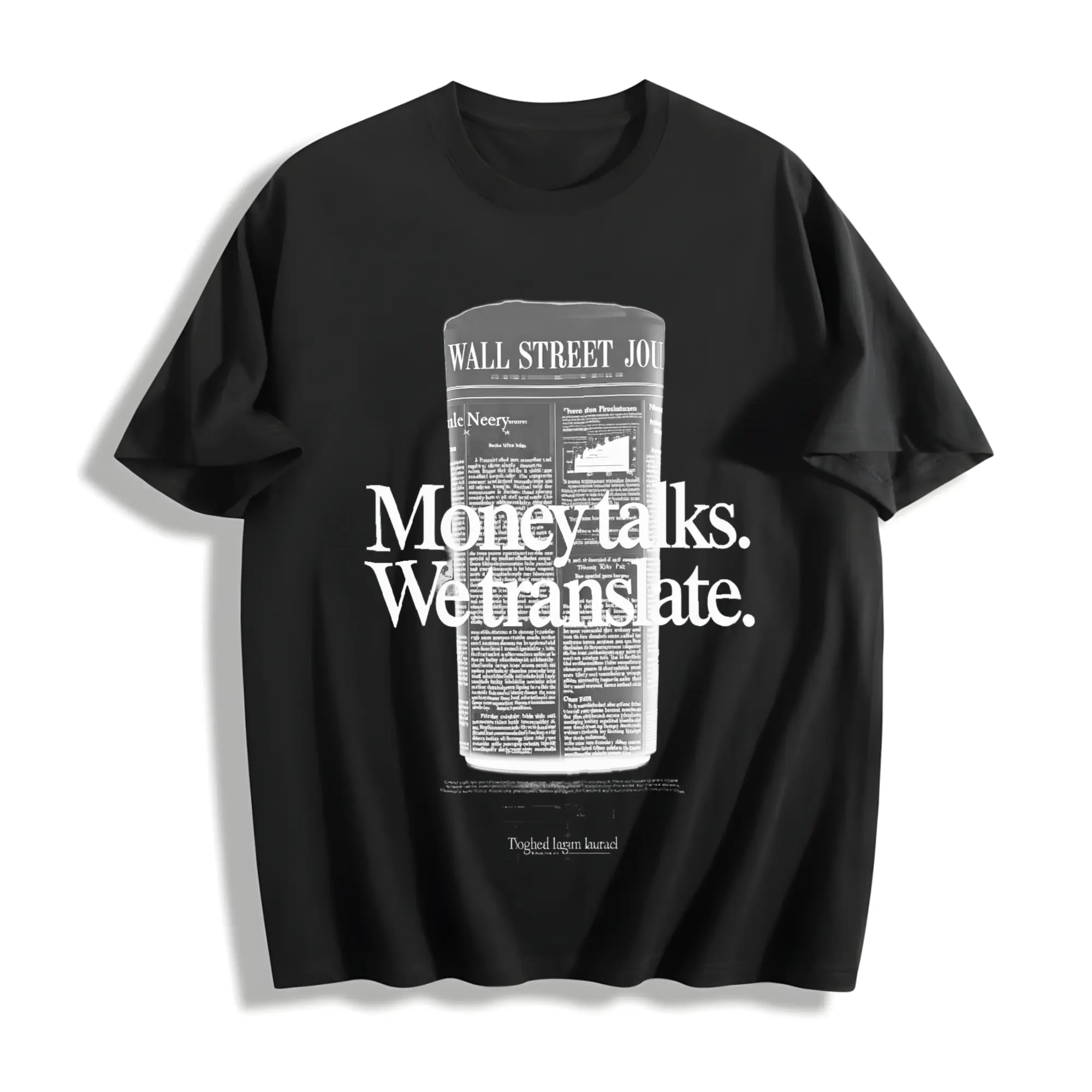 Wsj Money Talks We Translate, Vintage Ad Campaign T-Shirt, Unisex T-shirt, Y2k Shirt, Gift For Men Women