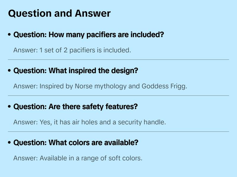 FRIGG Little Viking Natural Rubber Pacifier 2-Pack