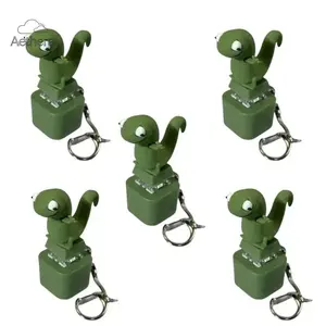 2026 New Arrival Christmas Gift Lizard Button Keychain, Rechargeable LED Light with Realistic Croak Sound, Color-Changing Fun Novelty Toy for Kids & Adults, Ideal Holiday Gift for Black Friday