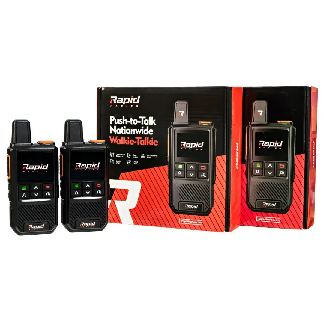 Rapid Radios G1 – Nationwide LTE Push-to-Talk Walkie-Talkie