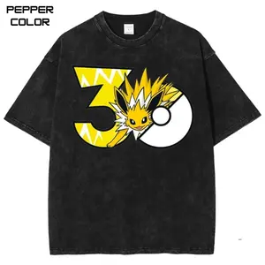 Jolteon 30th anniversary Graphic Tees, PKM Shirt, 90s Anime Shirt, Anime Merch, Manga shirt, Unisex Streetwear Tee, cotton crewneck shirt, Trending, Viral, Gift For Him and Her