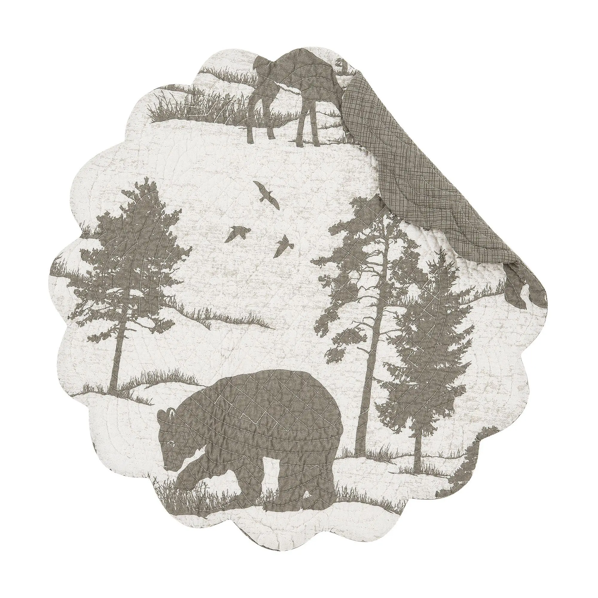 17" Henderson Hideaway Round Placemat Set of 6by Valerie