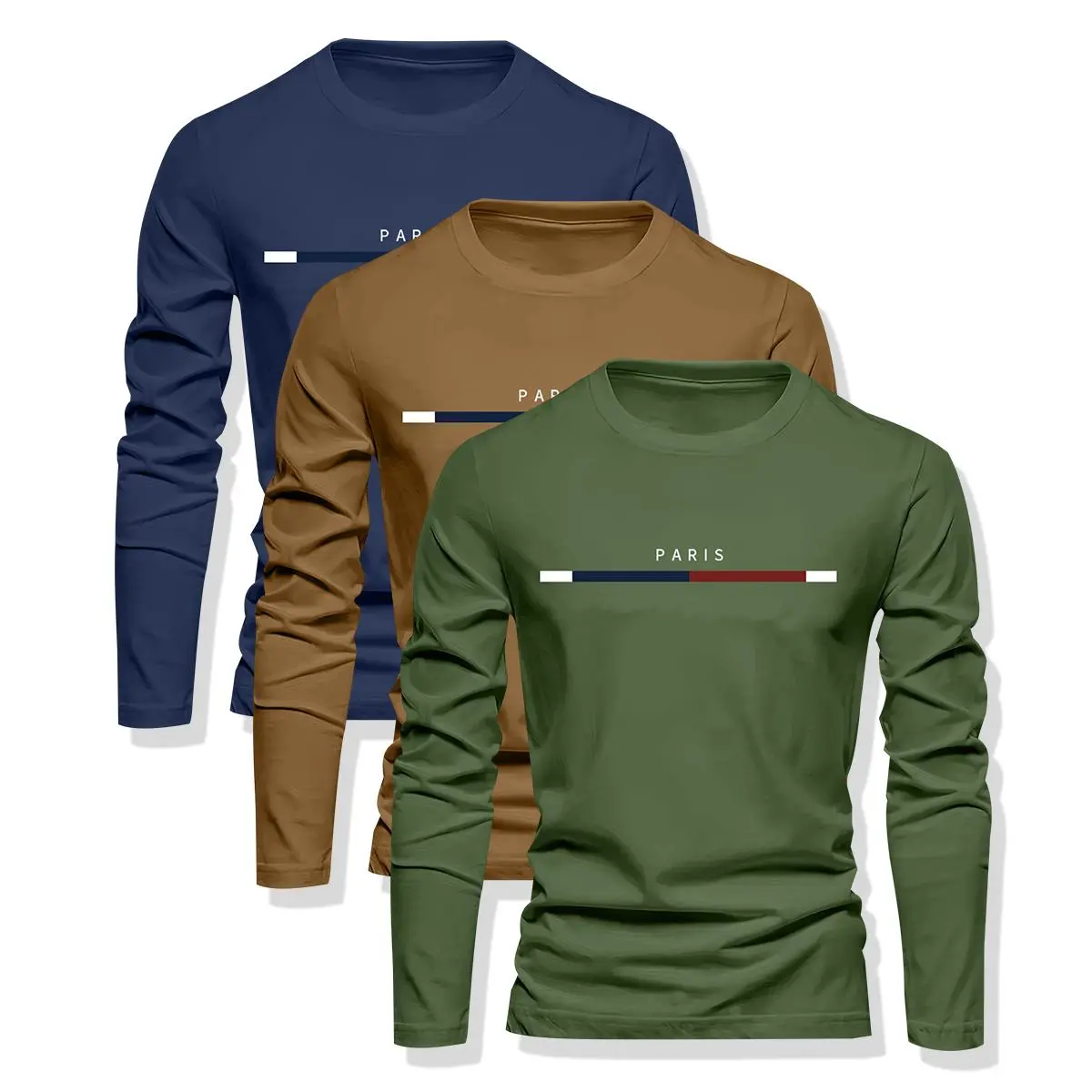 Green + Brown + Navy Blue