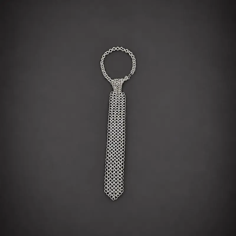 Handmade Chainmail Necktie