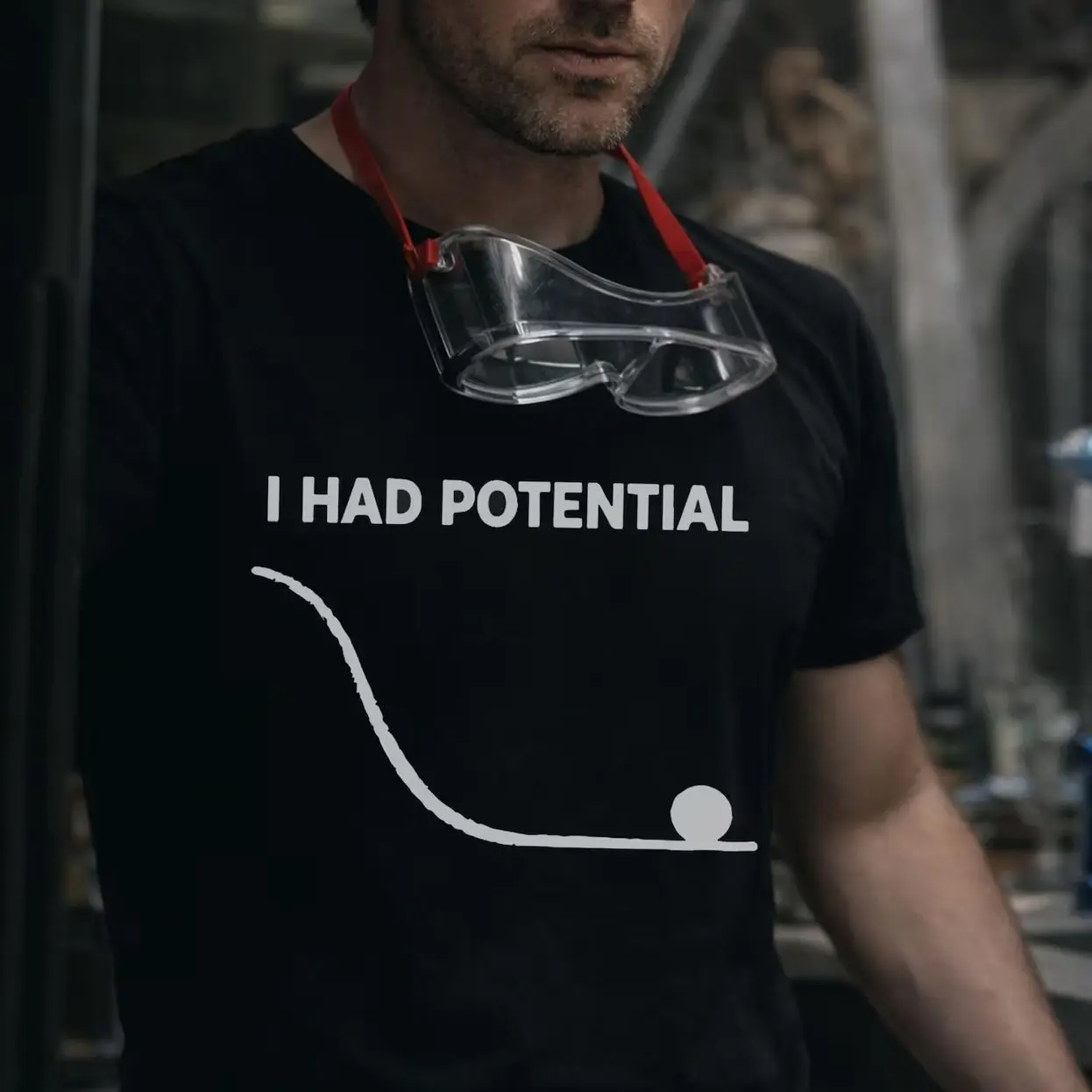 I Had Potential Physics Shirt, Funny Science Tee, Engineering Student Gift, Math Nerd Apparel A