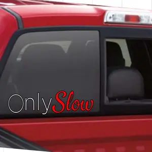 OnlySlow sticker Decor Decorative