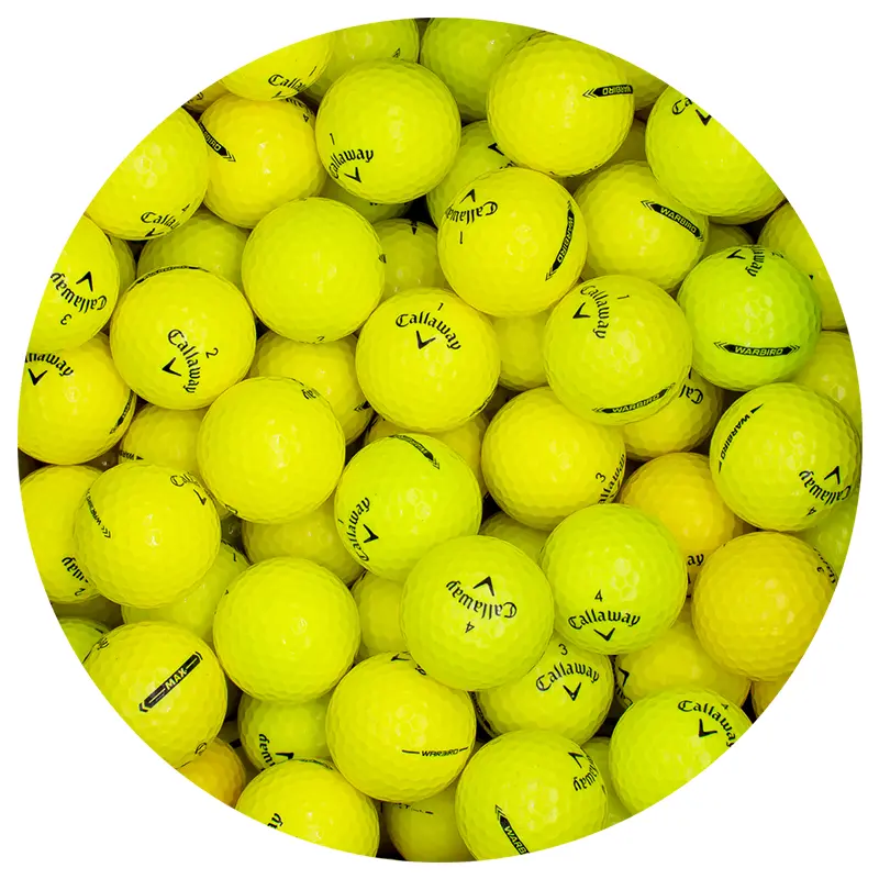 Callaway Mix Yellow - Mint Golf Balls, Premium Golf Equipment Callaway Mix Yellow - Mint Golf Balls, Premium Golf Equipment