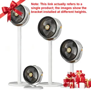 New Upgrade S34 Desktop Detachable 360 Cool Wind Floor Standing Circulating Fan, USB Rechargeable Fan, Strong Comfortable Air, Summer Essential Item