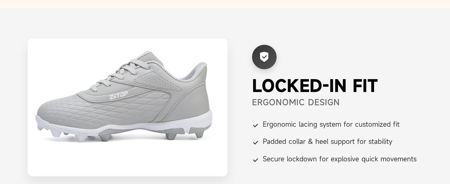 Baseball Cleats Mens Softball Cleat Turf Shoes for Men