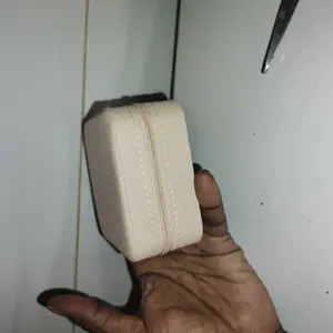 LMMAKE Pink Velvet Travel Jewelry Case with 3 Necklace Hooks 7 Ring Slots Multilayer Storage Portable Organizer for Rings Earrings Necklaces Bracelets Girls Women's Gift Box