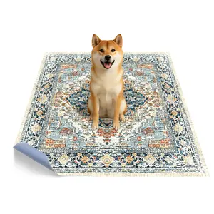 puppy  training  pads Washable Pee Pads for Dogs,Super Absorbent Reusable Training Pads, 100% Waterproof Non-Slip Puppy Whelping Playpen Indoor Mat Pet Supplies