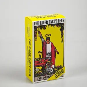 Classic Rider-Waite Tarot Cards, Authentic Waite Series, Full Set Reprint, Includes Instructions, Beginner Tabletop Game Card Deck, Tarot Card Decks