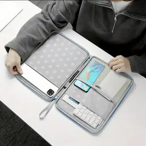 Primpick Waterproof Multi-Function Handheld Case, Tablet Sleeve Pouch for 10.9 12.9 Inch iPad, Shockproof Travel Bag, Storage for iPad Series, Android PC