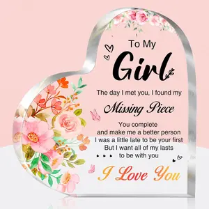Gifts for Girlfriend, Christmas Birthday Gifts for Girlfriend, Anniversary Valentines Gifts for Her, To My Girl  Keepsake, Romantic I Love You Gifts for Her Girlfriend GF Gifts