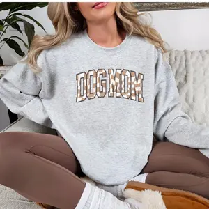 Dog Mom Sweatshirt, Dog Mom Gift Sweatshirt, Dog Mama Gift Sweatshirt, Dog Mom Retro Sweatshirt Full Color PrintGift