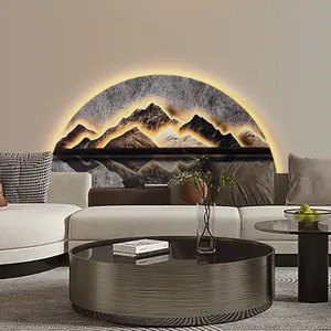 Homary 31.5" Modern Abstract Wall Decorative Painting Living Room Decorative