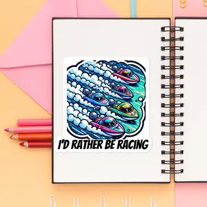 sport - i'd rather be racing sticker