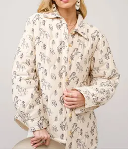 Quilted Western Horse Jacket