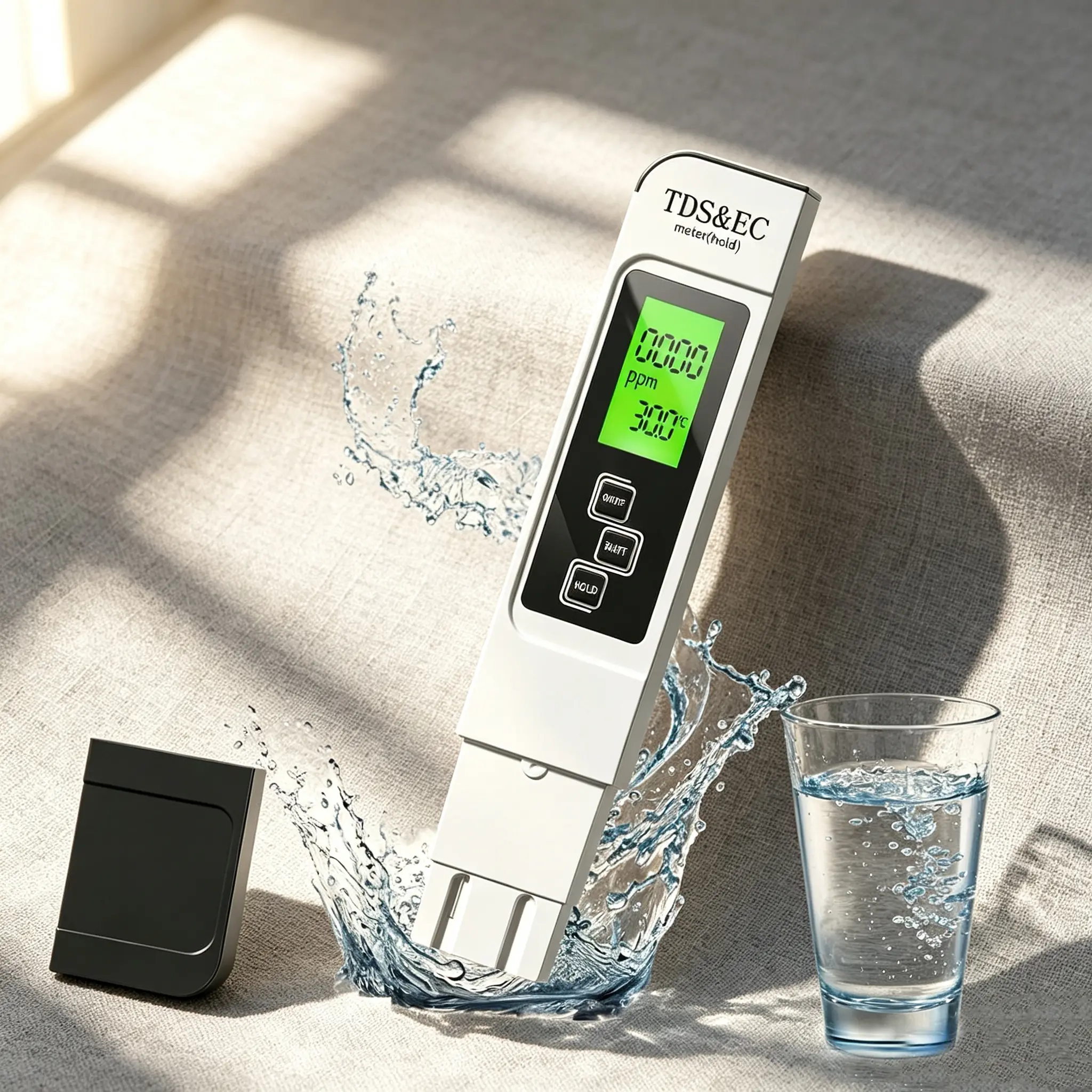 4-In-1 Handheld Portable Digital Water Tester - 2026 Accurate TDS, EC & Temperature Meter, Ideal For Aquarium, Home Use, Handheld Use