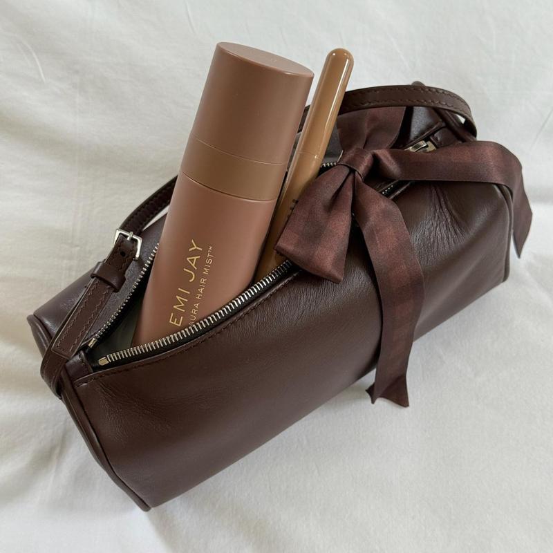 Bow Barrette in Fireside