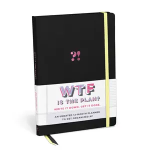 WTF Undated Planner and Weekly Agenda Notebook WTF Undated Planner and Weekly Agenda Notebook
