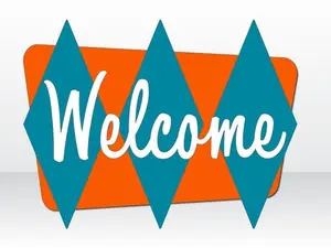 Mid Century Modern Style Welcome Sign | Triple Diamond | Atomic House Sign | MCM Home Decor | Wall Art