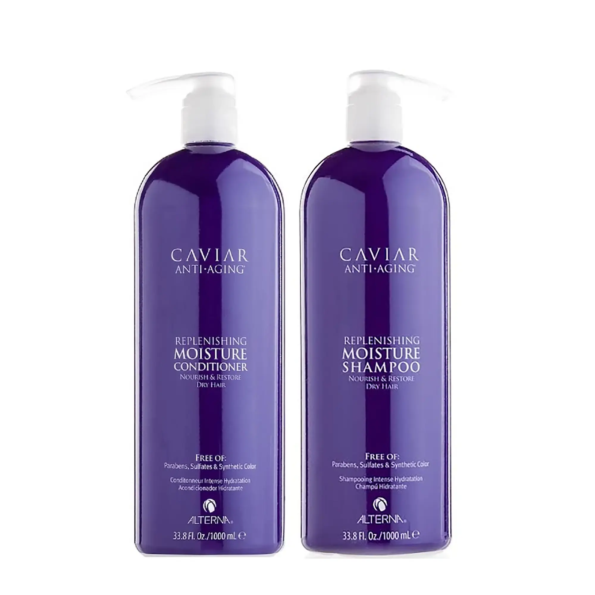 Alterna Caviar Anti-Aging Replenishing Moisture Shampoo & Conditioner Liter Bundle ($162 Value) Alterna Caviar Anti-Aging Replenishing Moisture Shampoo & Conditioner Liter Bundle ($162 Value)