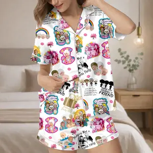 Golden Girl Pajamas Set, 80’s TV Sitcom Women Pajamas, Stay Golden Set, Golden Girls Fan Gift