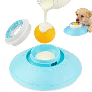 Slow Feeder Lick Bowl for Dogs Boredom Buster Licking Treat Mat Slow Feeding Toy for Small Medium Large Breed Pets